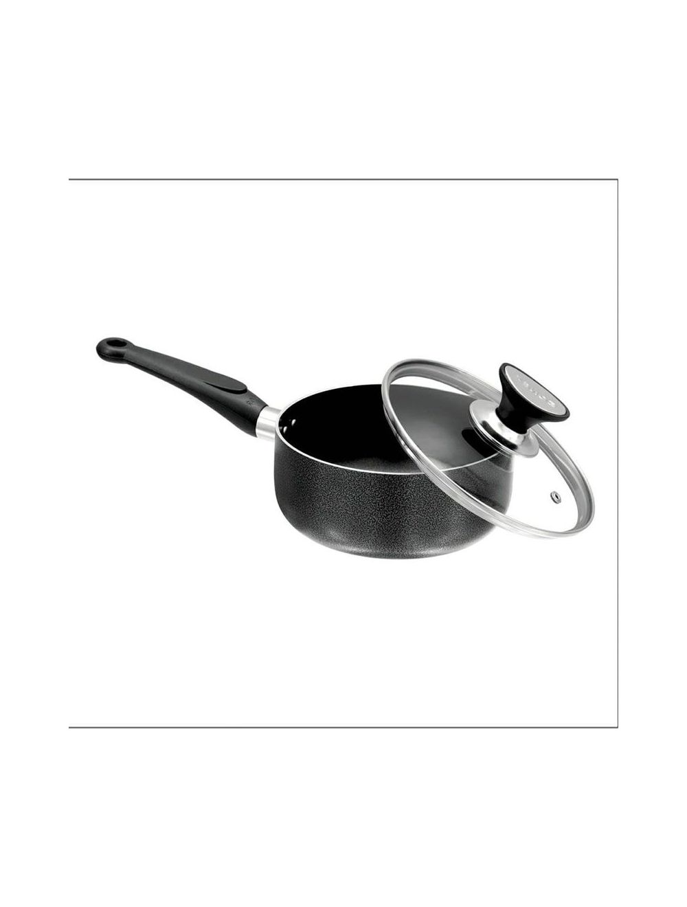 Sonex | Non Stick Royal Sauce Pan With Glass Lid 16 Cm-50128