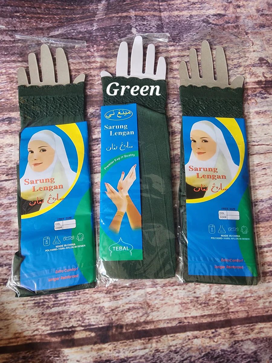 Arm Sleeve UV Protection Cooling Breathable Arm Sleeve 3 Pair Sun Protective Moisture Wicking Gloves with Finger Hole to Cover Arms for Cycling,Driving,Outdoor Sports for Men & Women