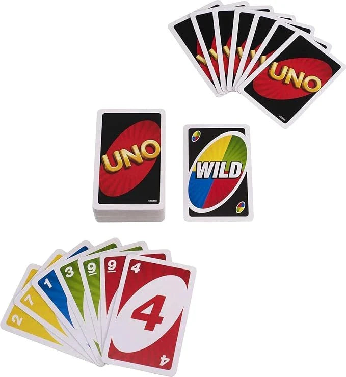 UNO Classic Card Game - Family-Friendly Fun with Fast-Paced Action