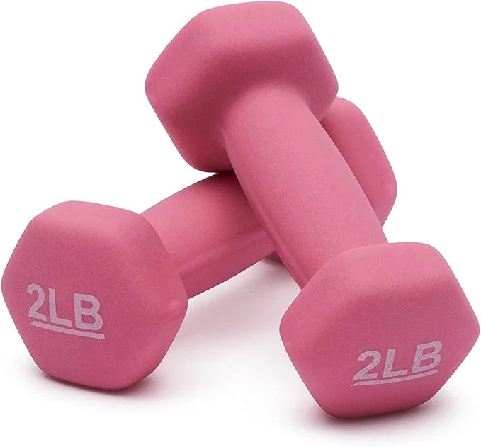 FITBELL 2 x 1 LB Dumbbells Set - Compact and Durable Hand Weights