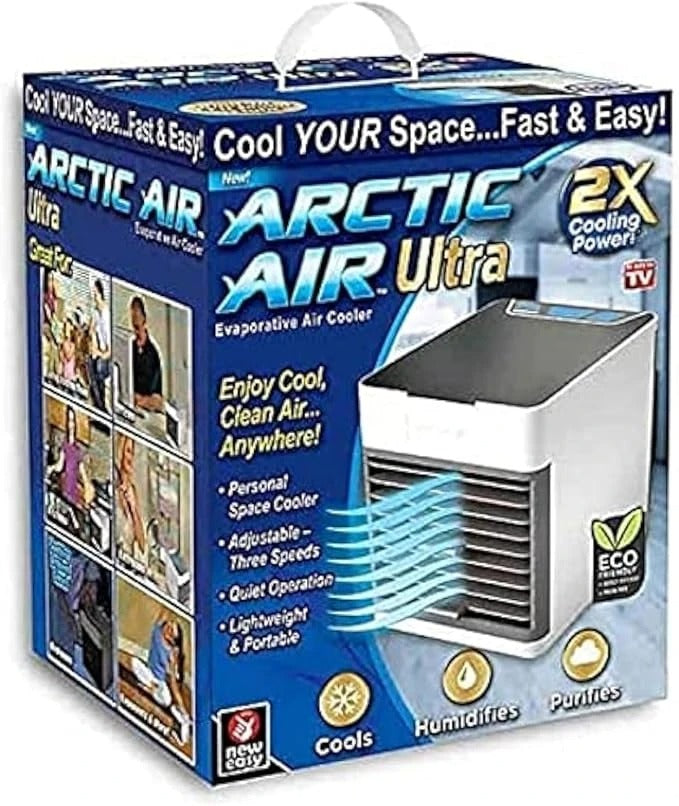 Arctic Air Ultra - Portable Evaporative Air Cooler with 2x Cooling Power