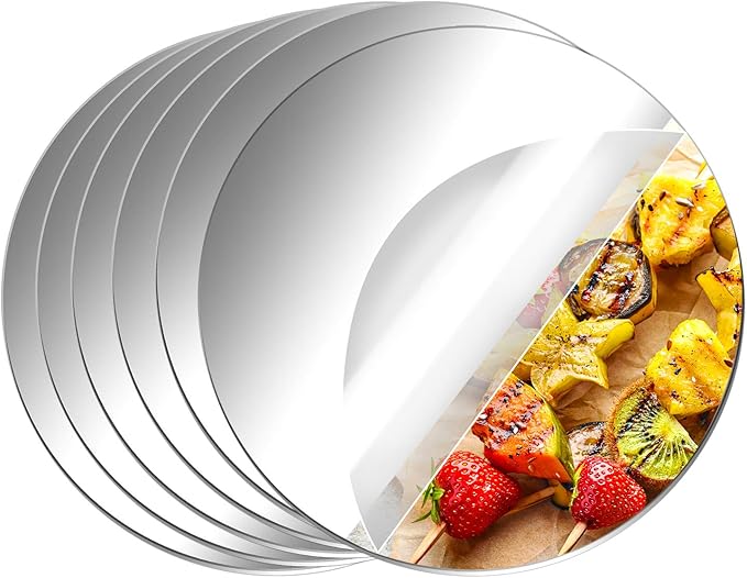 Round Acrylic Mirrors For Decoration - Modern Home Mirrors - House & Office Decal