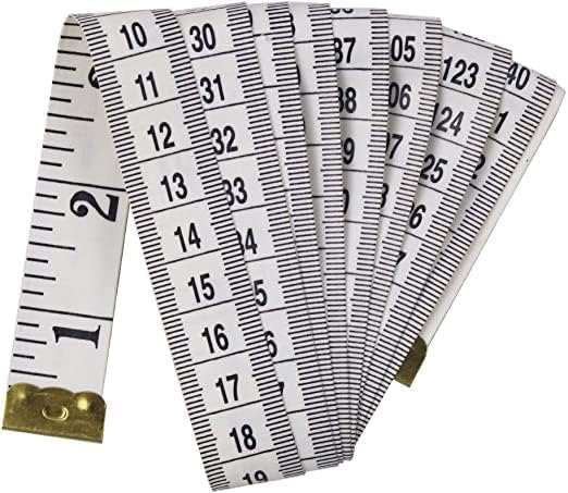 Soft Tape Measures Double-Scale 60-Inch/150cm Measure Ruler Bulk for Sewing Tailor Cloth,Double Scale Waist Measurement