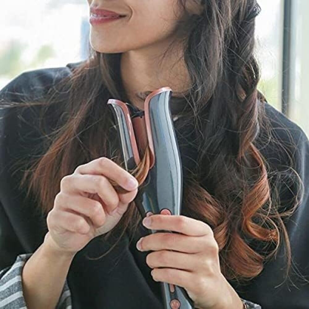 Joy Professional Hair Curler, Black and Rose Gold,