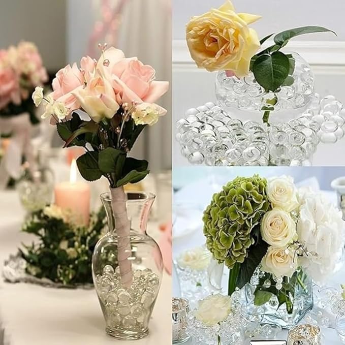 Clear Water Gel Beads, Non-Toxic Clear Water Pearls