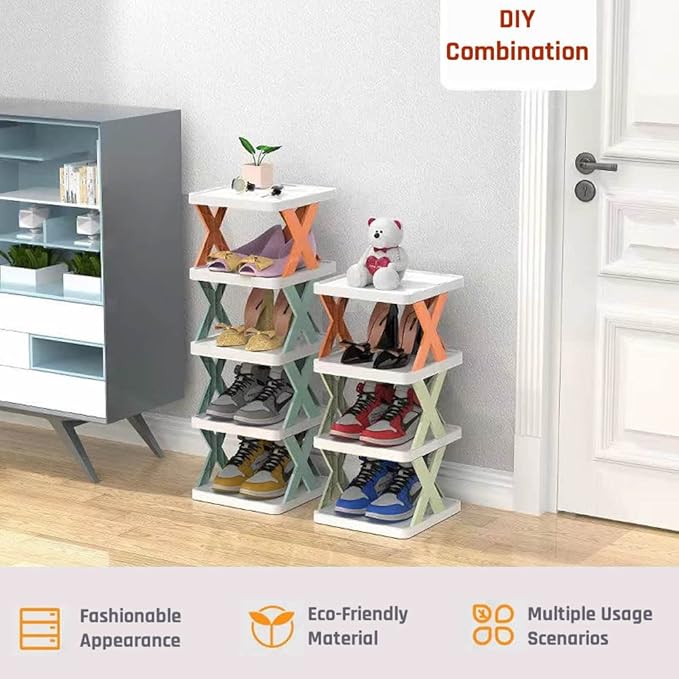 X SHAPE Shoe Rack 5 LAYER
