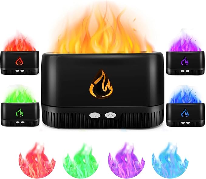 Flame Effect Diffuser Oil Lamp Electric Primavera Diffuser Fragrance Diffuser Defuser Air