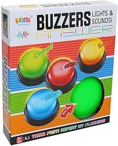 4-Piece Lights And Sounds Answer Buzzers