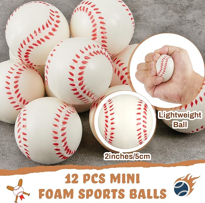 Foam Sports Balls 8 Inch Unfinished