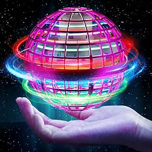 Orb Ball, Flying Spinner Ball Toy, Hand Controlled Boomerang Hover Ball, Fidget Spinner Stress Ball, Christmas Birthday Cool Toys Gifts for 6 7 8 9 10+ Year Old Boys Girls Teens Indoor Outdoor