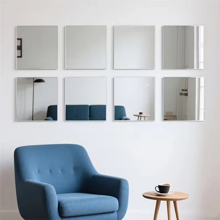 Acrylic Mirror Wall Decals DIY Background Wall Decoration.