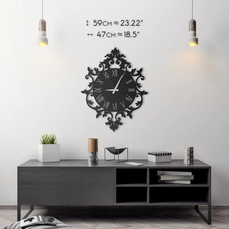 Royal Luxury Acrylic Wall Clock | Elegant Decorative Timepiece