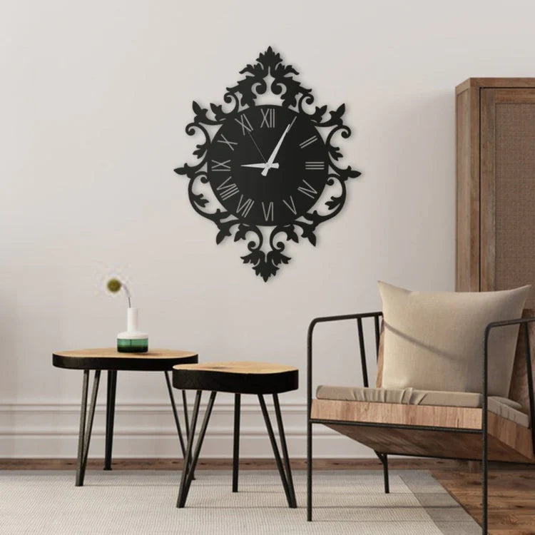 Royal Luxury Acrylic Wall Clock | Elegant Decorative Timepiece