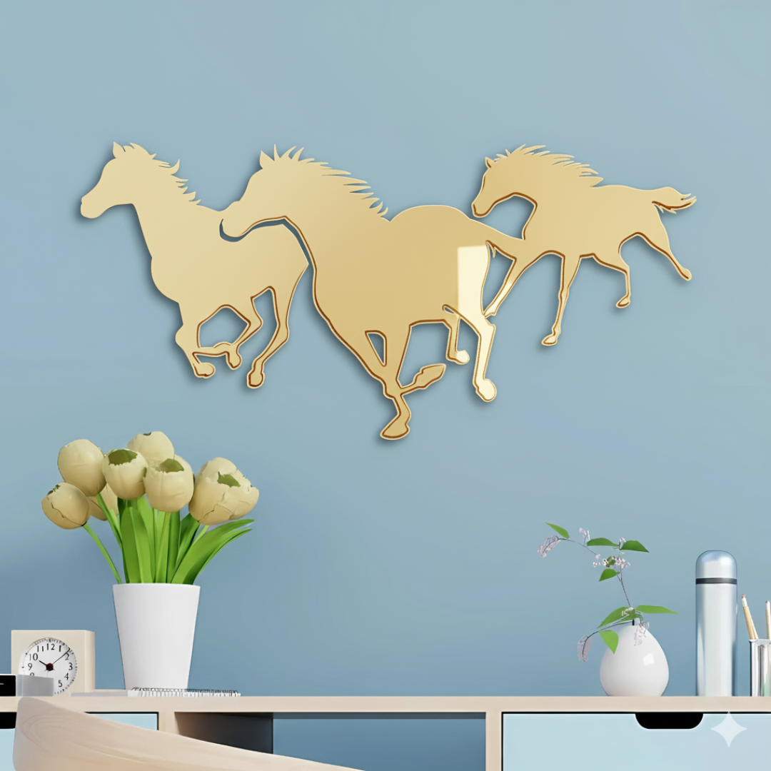 3D Acrylic Horse Wall Art | Wall Décor for Home & Office in UAE