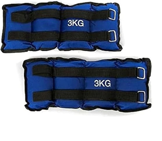 3 KG Ankle Weights Set - Adjustable Resistance for Strength and Endurance Traini
