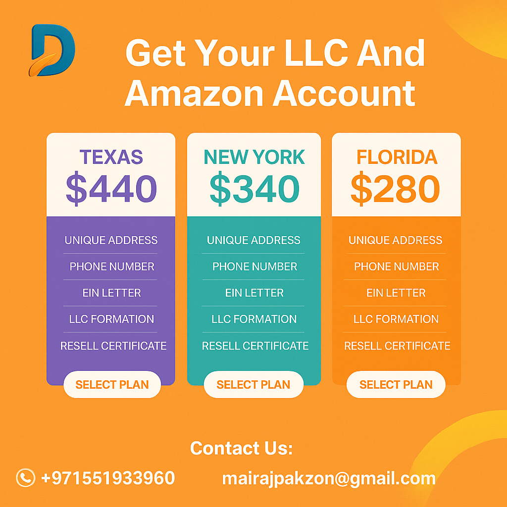 Amazon LLC Creation USA for Amazon and Business