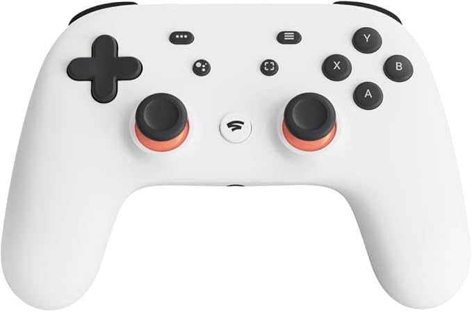 ROVSKI New Google Stadia Bluetooth Gaming Controller - Original (White)