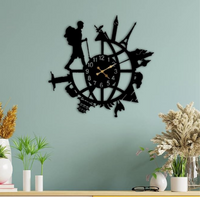 “Traveler’s Journey Acrylic Wall Clock”