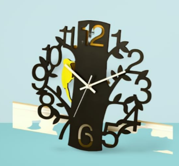 Sparrow’s Nest Acrylic Wall Clock S 20X20