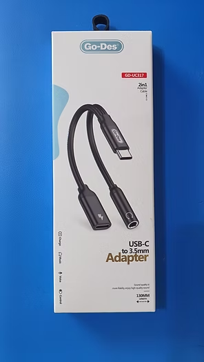 Type C HF Adaptor 2in1 Go-Des gd-UC317