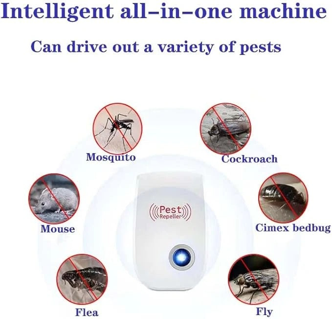 Electronic Pest Reject Ultrasonic Repeller - Effective Insect and Rodent Control