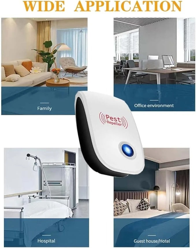 Electronic Pest Reject Ultrasonic Repeller - Effective Insect and Rodent Control
