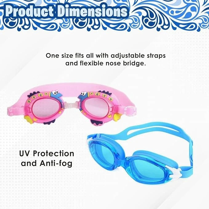 Swimming Goggles GK - Clear Vision and Comfortable Fit for All Ages
