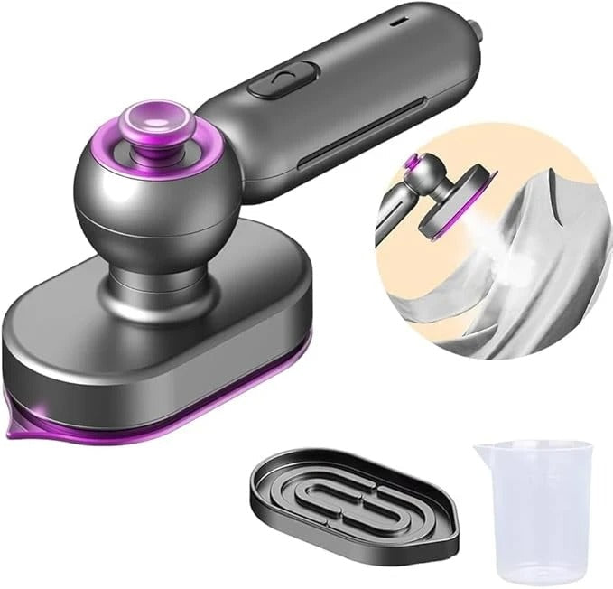 Handheld Ironing Machine Compact and Portable Garment Steamer for Quick Touch-Up