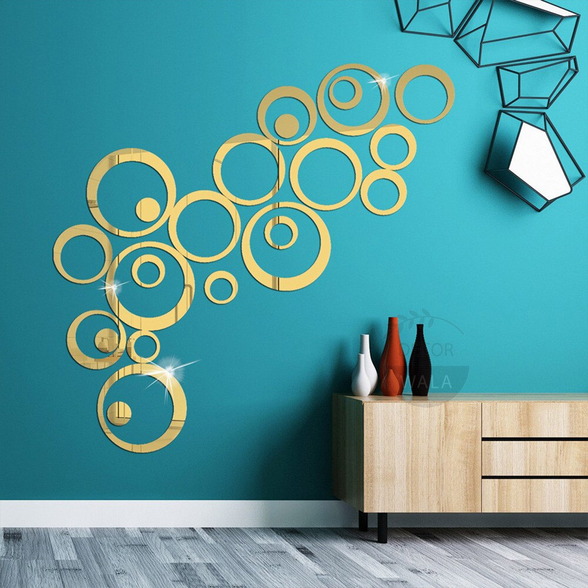 24 PCS/LOT WALL ART SURFACE WALL DOTS CIRCLE