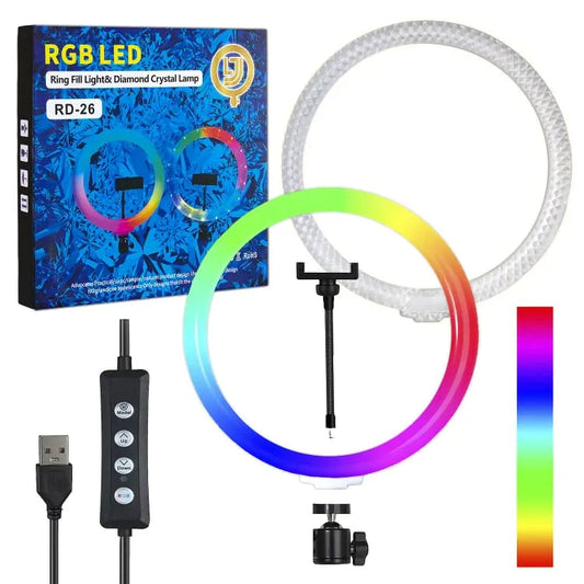 RGB LED Soft Ring Light RD26