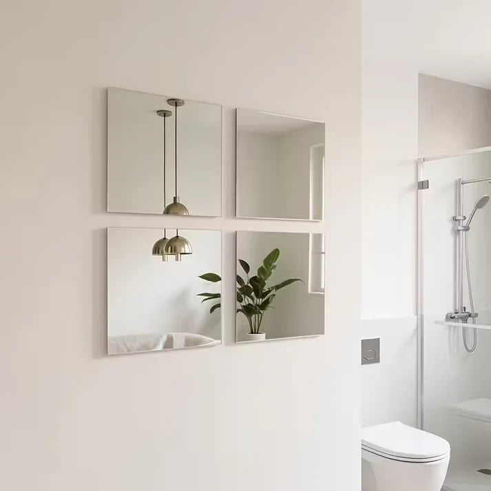 Acrylic Mirror Wall Decals DIY Background Wall Decoration.