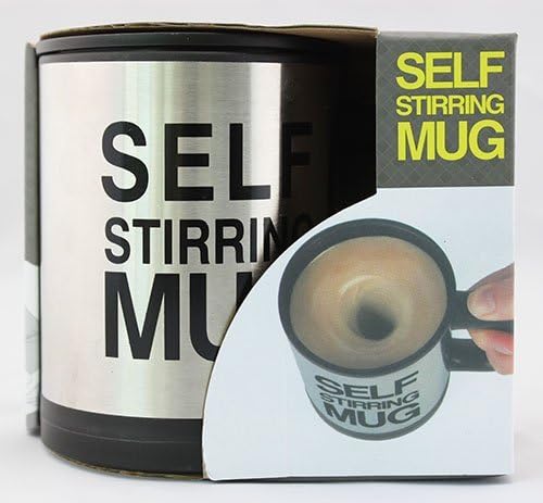 ARTC Automatic Stainless Steel Blender Self Stirring Coffee Mug, 350 ml Capacity