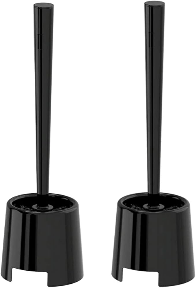 Ikea Pulmen Toilet Brush with Holder, Black