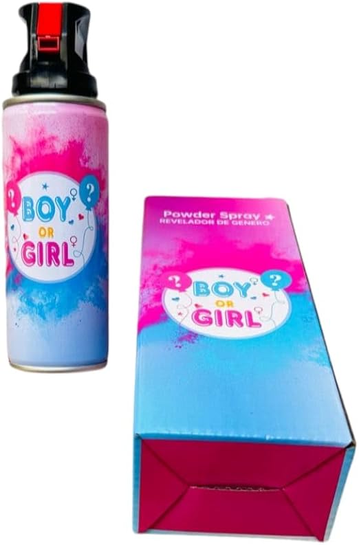 Gender Reveal Fire Extinguisher 1, Gender Reveal Ideas, Baby Girl Reveal Party Ideas 100% Biodegragable for Gender Reveal Decorations,color(pink for Girl)