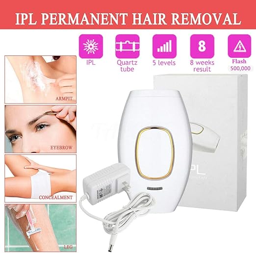 Clear Skin Silky DIY Handset Laser Hair Removal Kit