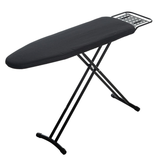 Ironing Board with Steam Iron Rest, Heat Resistant, Contemporary Lightweight Iron Board with Adjustable Height and Lock System