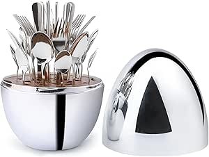 24 rooms table forks set of stainless steel cutlery parts for 6 people ideal for the house/the campsite/the party,Silver
