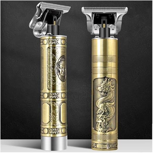Vintage T9 Trimmer - For Men Hair Zero Gapped Clipper Professional Cordless Haircut Electric USB Charging Beard Trimmer for Men Wireless Rechargeable Personal Hair Men Grooming Beard Liner
