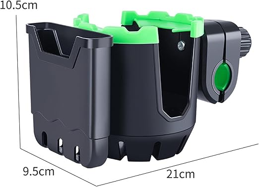 SPAIN 2-in-1 Universal Cup Holder with Phone Holder with Anti-slip Pad,Adjustable Holder Clamp,Wide Range of Usages