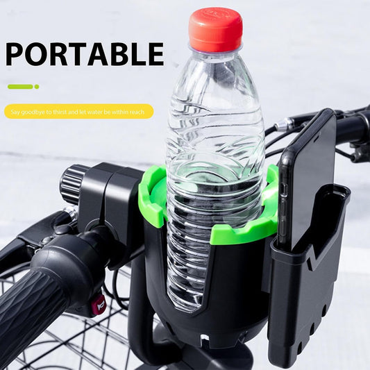 SPAIN 2-in-1 Universal Cup Holder with Phone Holder with Anti-slip Pad,Adjustable Holder Clamp,Wide Range of Usages