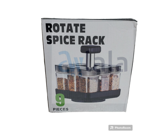 rotate spice rack 9 piece
