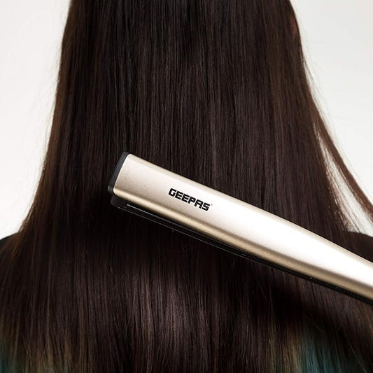 Geepas GHS86016 Portable 360-Degree Swivel Cord Hair Straightener with Ceramic Plates