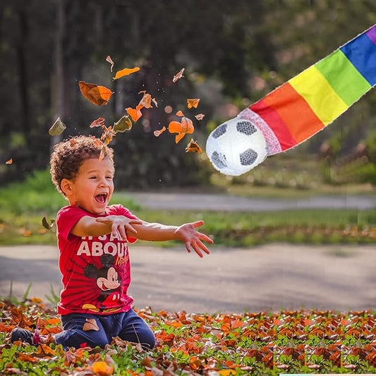 Tail Ball Rainbow Comet Game Environmentally Friendly Fabric Sandbags Meteor Ball Safe and Lightweight Catch Tail Soft Ball Nursery School Sensory Training