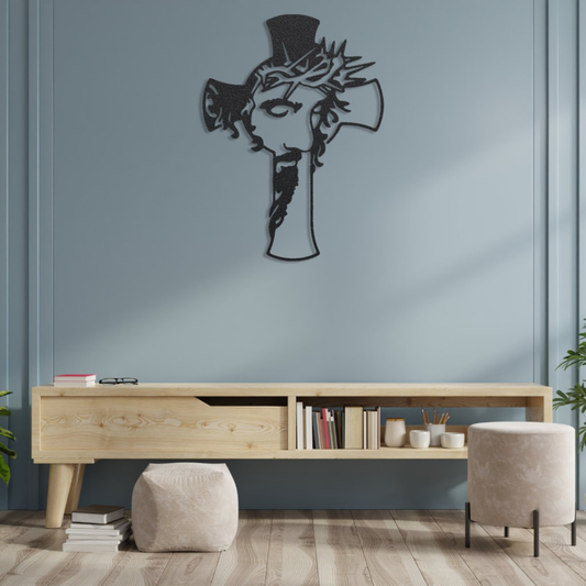 Jesus Christ and Cross – Christmas Wall Decor UAE