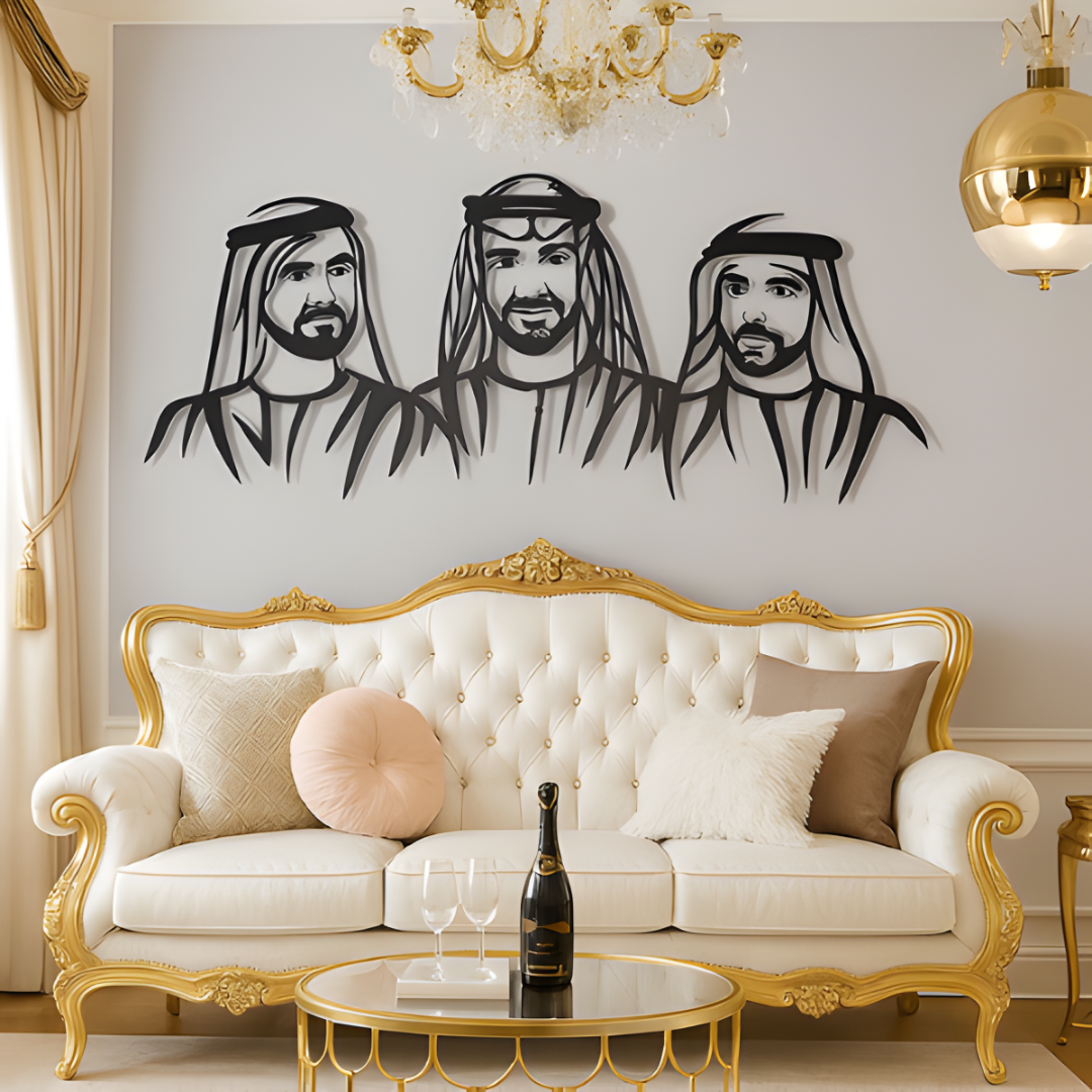 Sheikh Mohammad Bin Rashid, Sheikh Hamdan Potrait