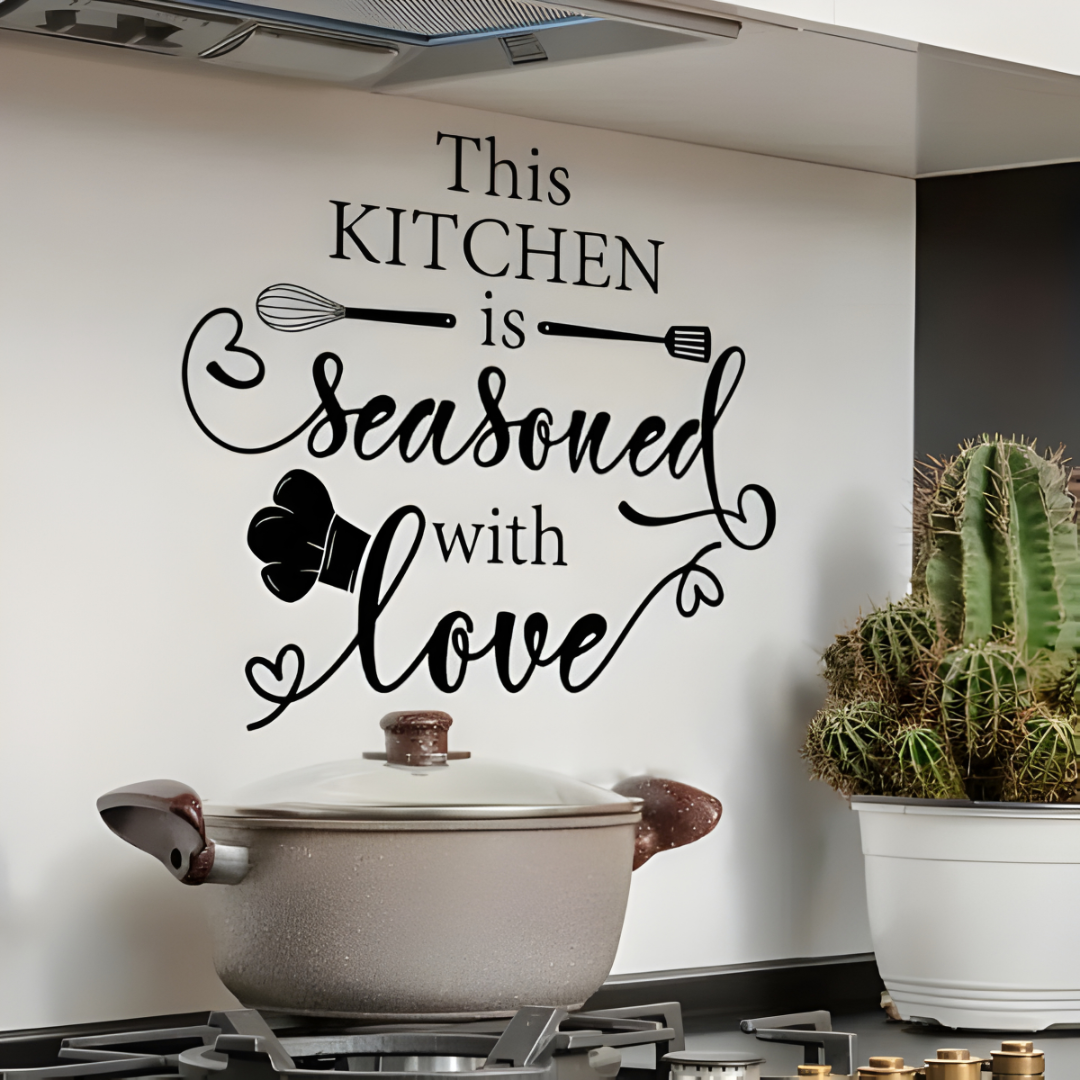 This Kitchen is Seasoned with Love Acrylic Wall Décor | UAE