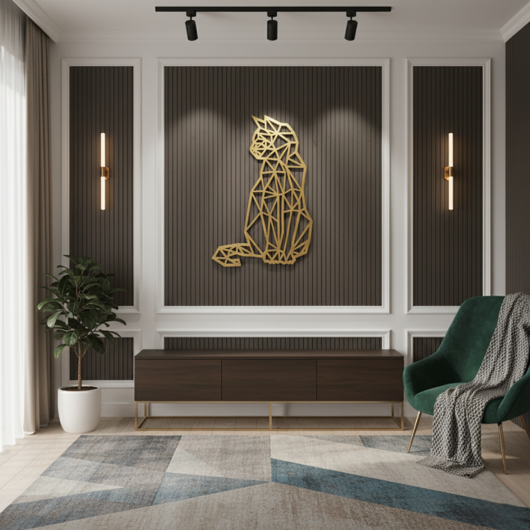 Cat Wall Art | 3D Acrylic Home Wall Décor in UAE