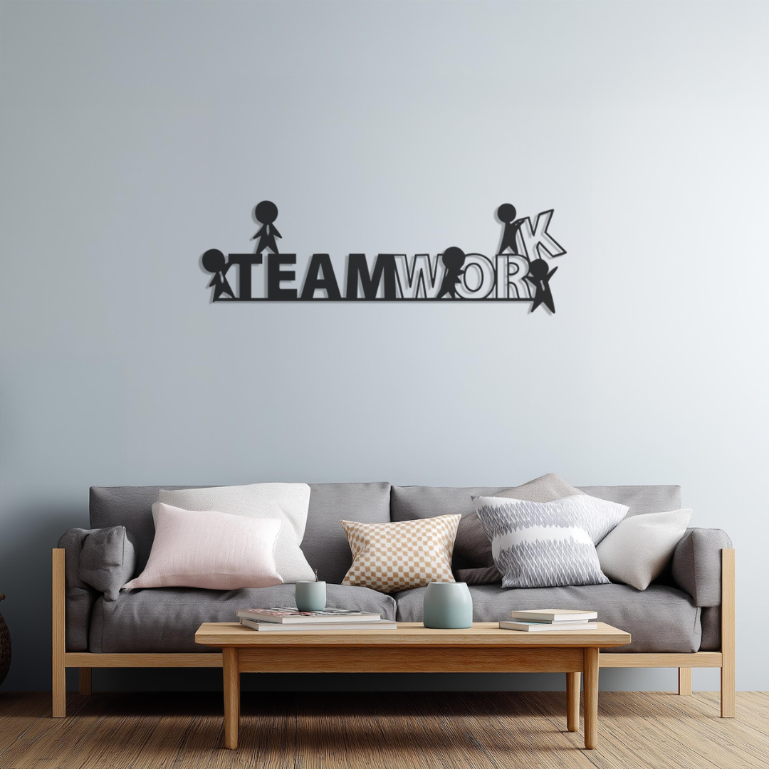 Teamwork Wall Art | Office Motivational 3D Wall Decor – UAE