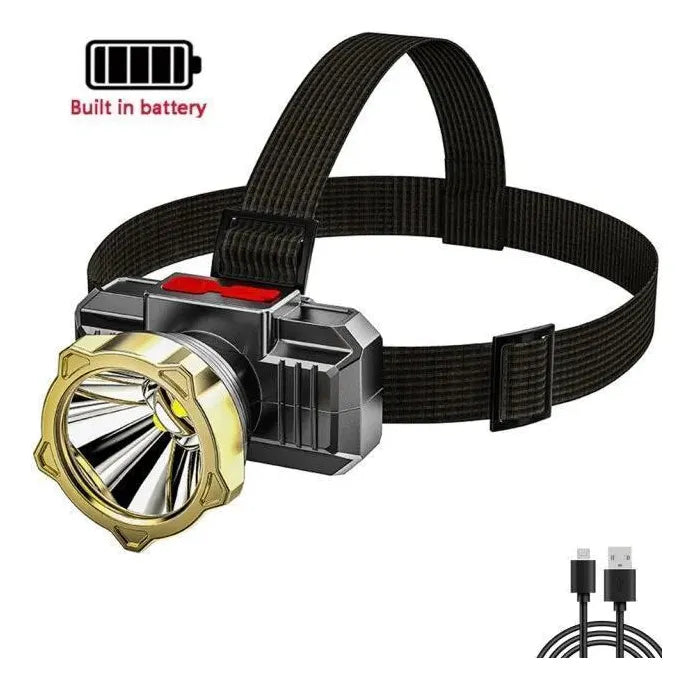 led multifuction usb headlight