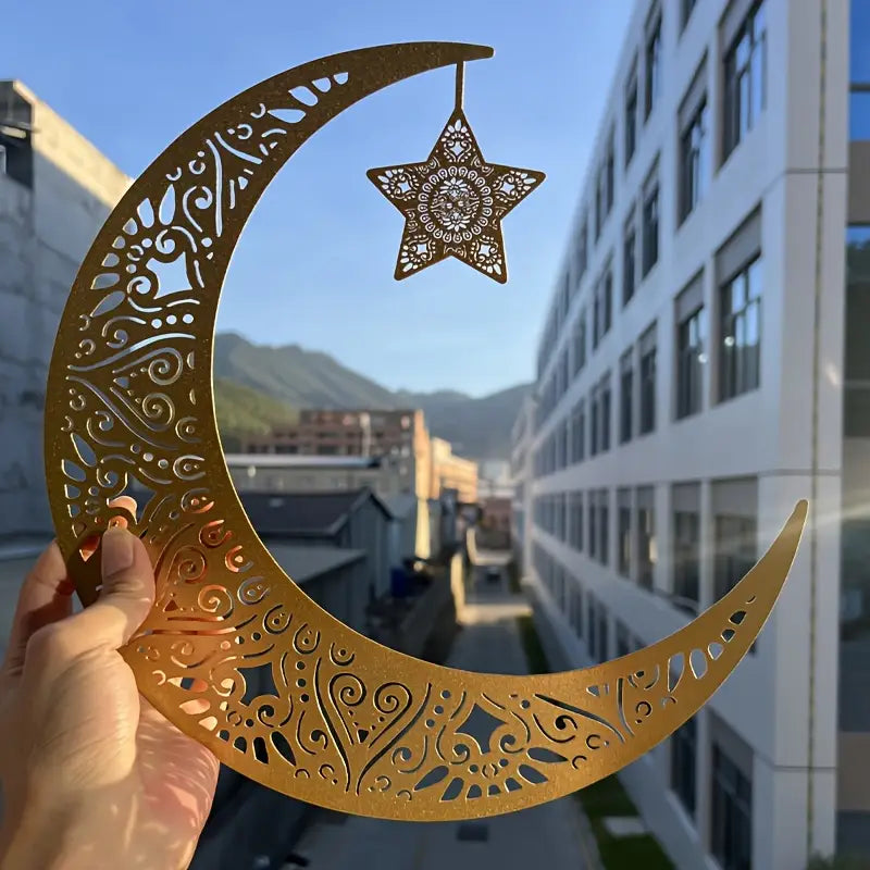 Ramadan Moon & Star Art